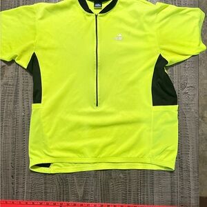 Neon Yellow Cycling Jersey